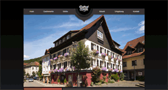 Desktop Screenshot of hotel-gasthof-hirsch.com