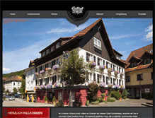 Tablet Screenshot of hotel-gasthof-hirsch.com
